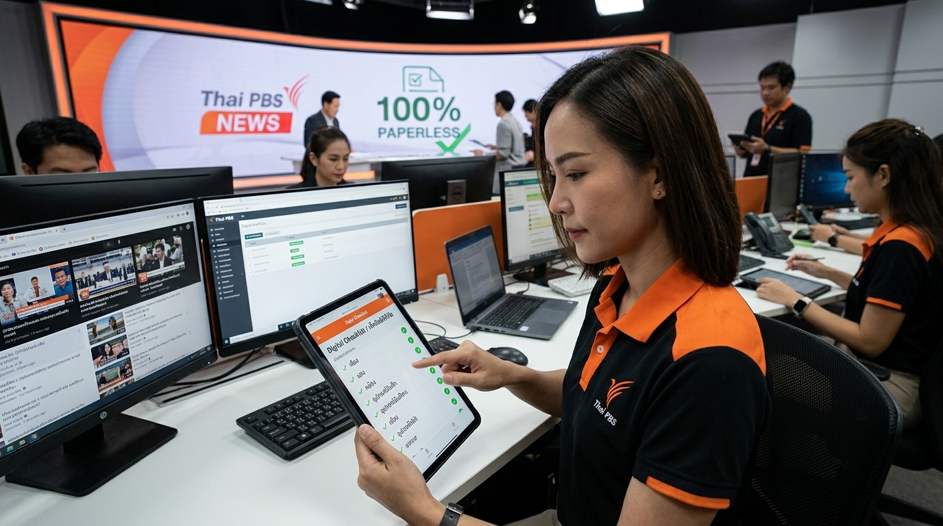 Thai PBS — Paperless Studio Operations